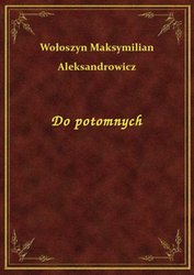 : Do potomnych - ebook