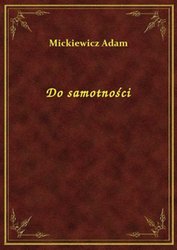 : Do samotności - ebook