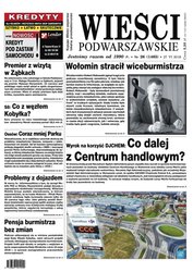 : Wieści Podwarszawskie - e-wydanie – 26/2018