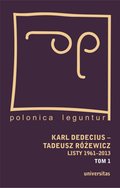 Inne: Karl Dedecius - Tadeusz Różewicz. Listy 1961-2013. Tomy 1 i 2 - ebook
