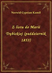 : Z listu do Marii Trębickiej (październik 1853) - ebook